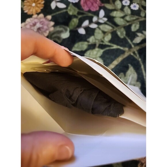 NOS Lord & Taylor Control Top Stretch Size C Cool Black Pantyhose Day Sheer New - Picture 4 of 5